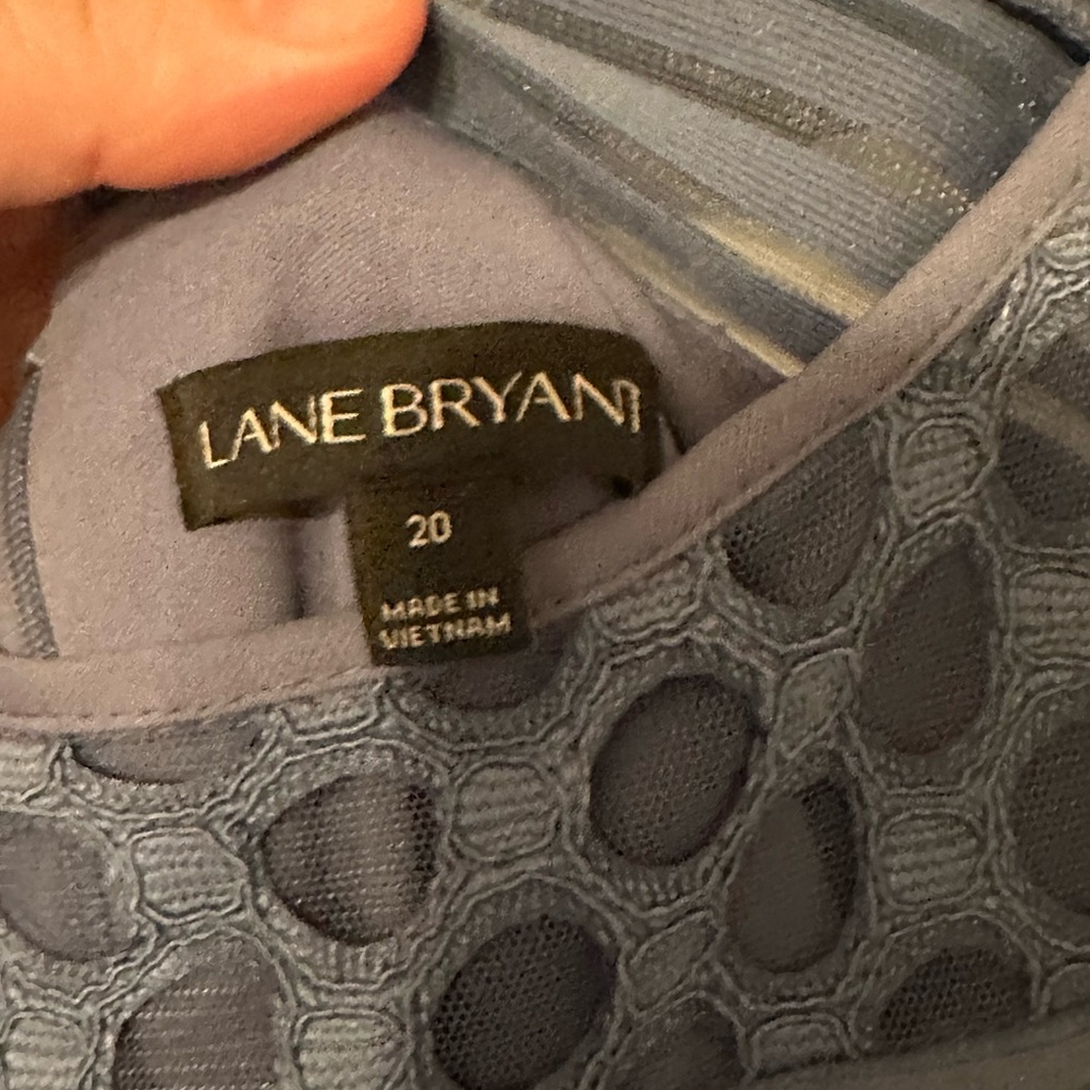 Lane Bryant Blue Midi Dress Size 20 - Picture 2 of 2